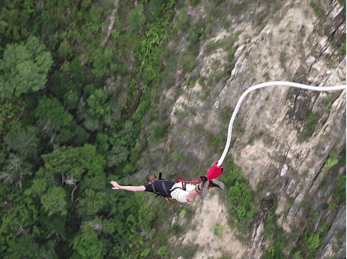 Bungee jumping in Nepal