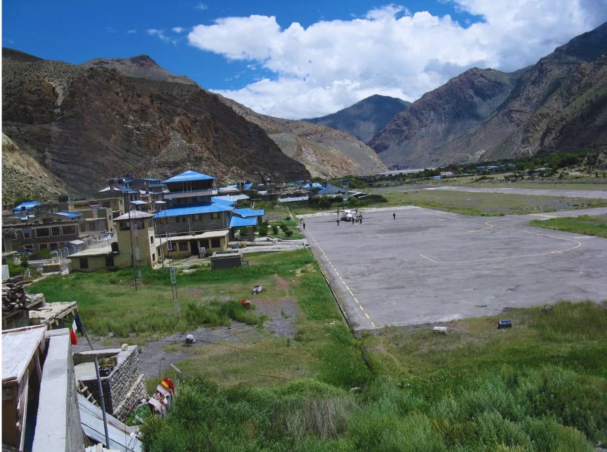 very dry place mustang Jomsom