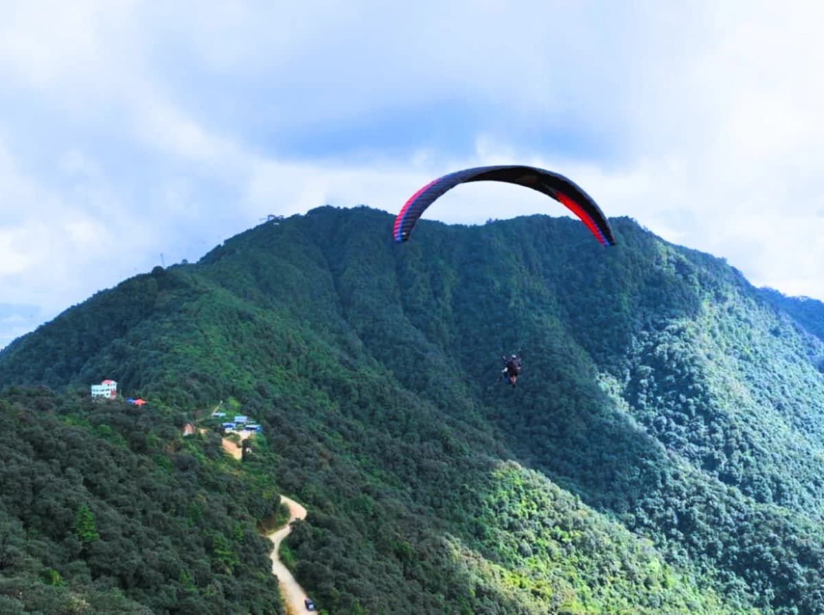 Paragliding from Kathmandu