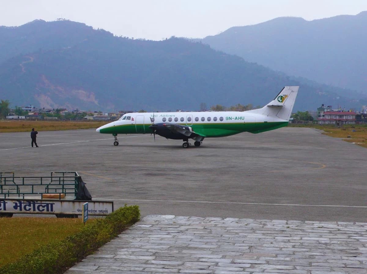 Yati Air at Pokhara Airport