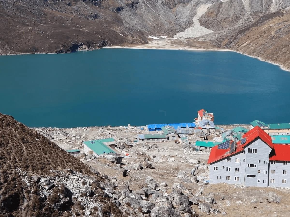 Gokyo Valley With Gokyo Lake