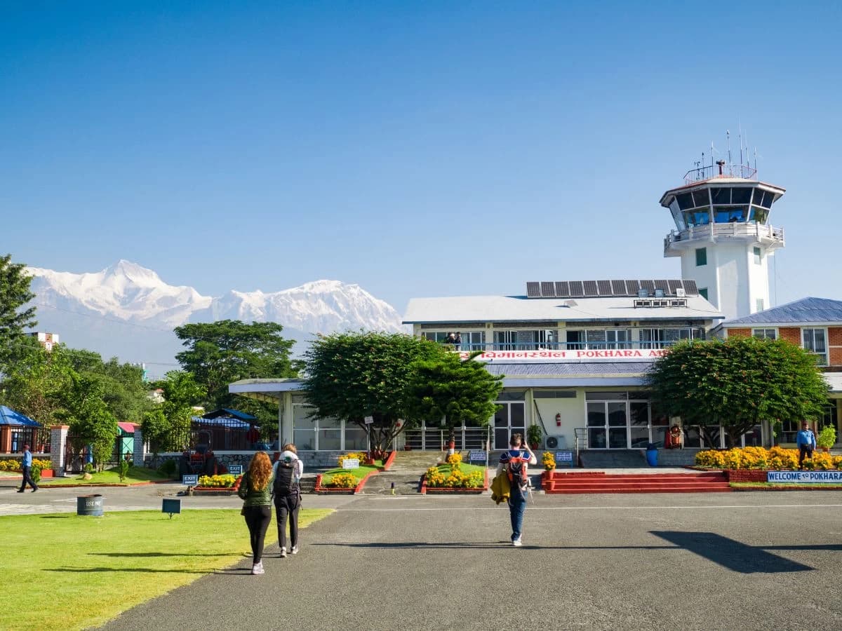 Pokhara Airport Entrance