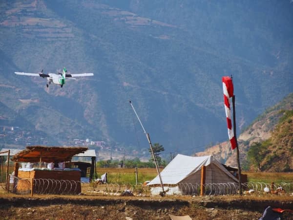 Flying To Lukla