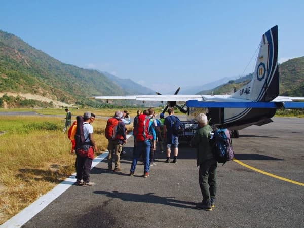 Heading To Lukla By Sita