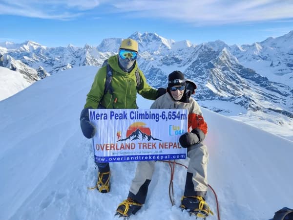 On The Top Of Mera Peak