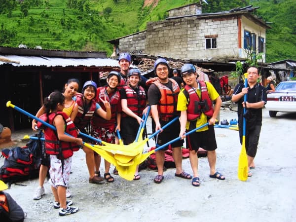 Starting For Rafting