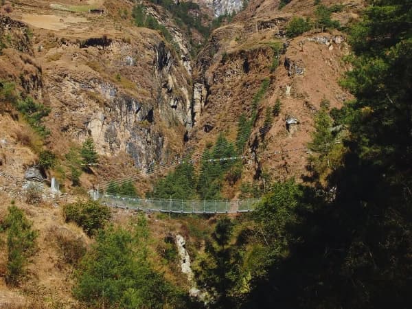 Tsum Valley Trek Suspension Bridge