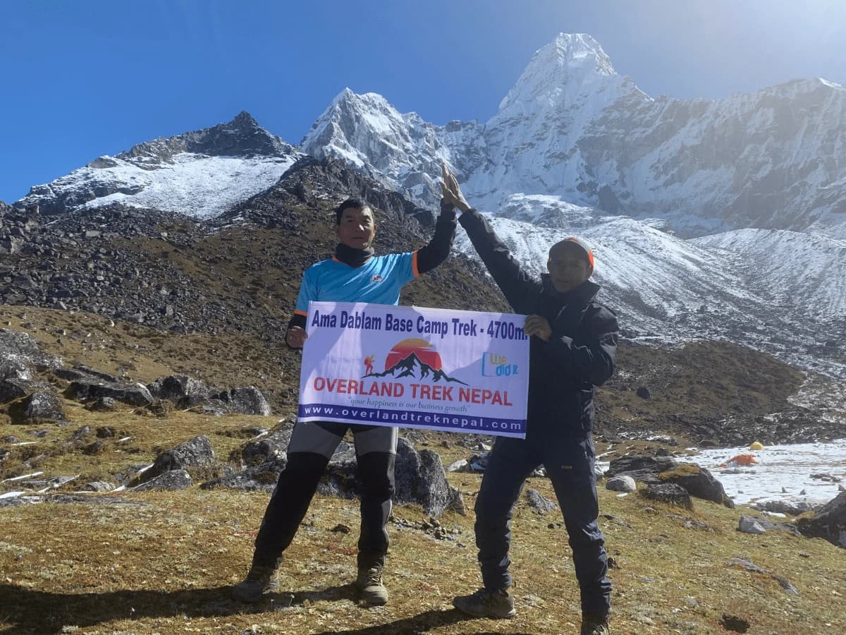 Travelers In Base Camp (1)