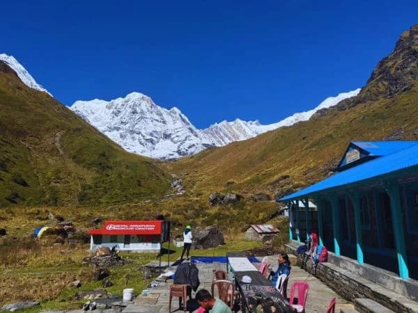 pic of Annapurna from Machhapuchhre