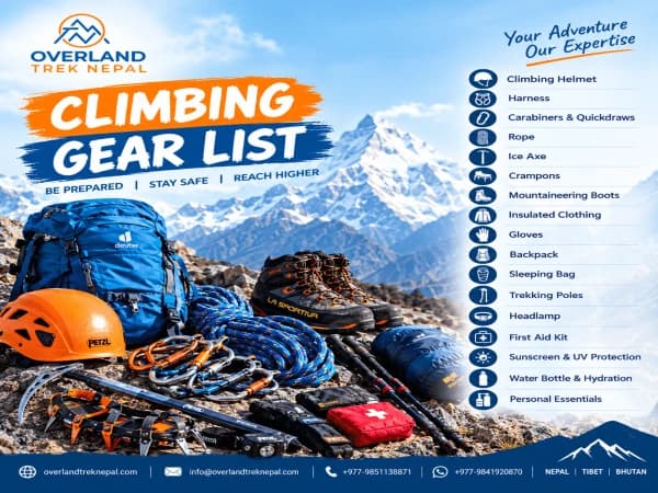 Lobuche Peak Climbing Tips & Gear details by Overland Trek Nepal