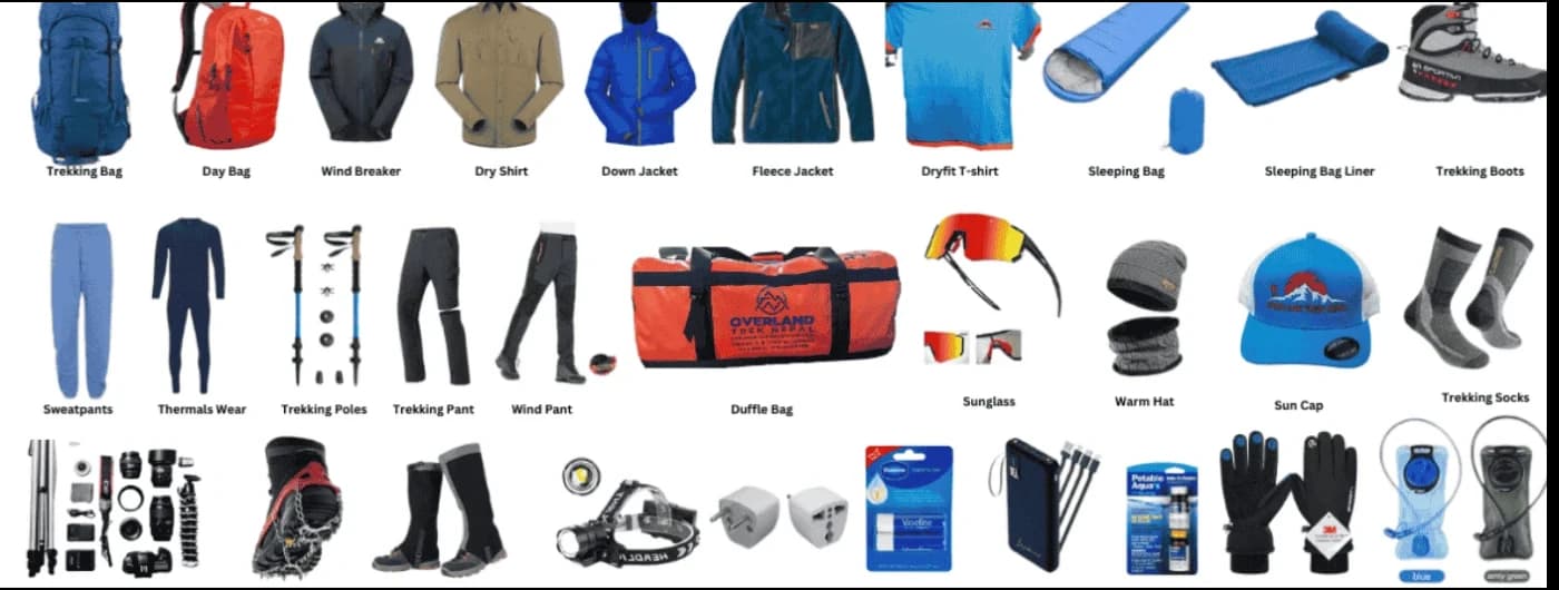 Annapurna Base Camp Trek Gear