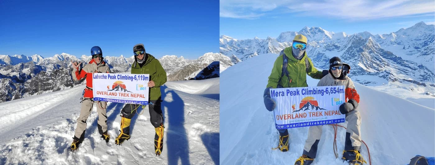 Mera vs Lobuche Peak Climbing in Nepal