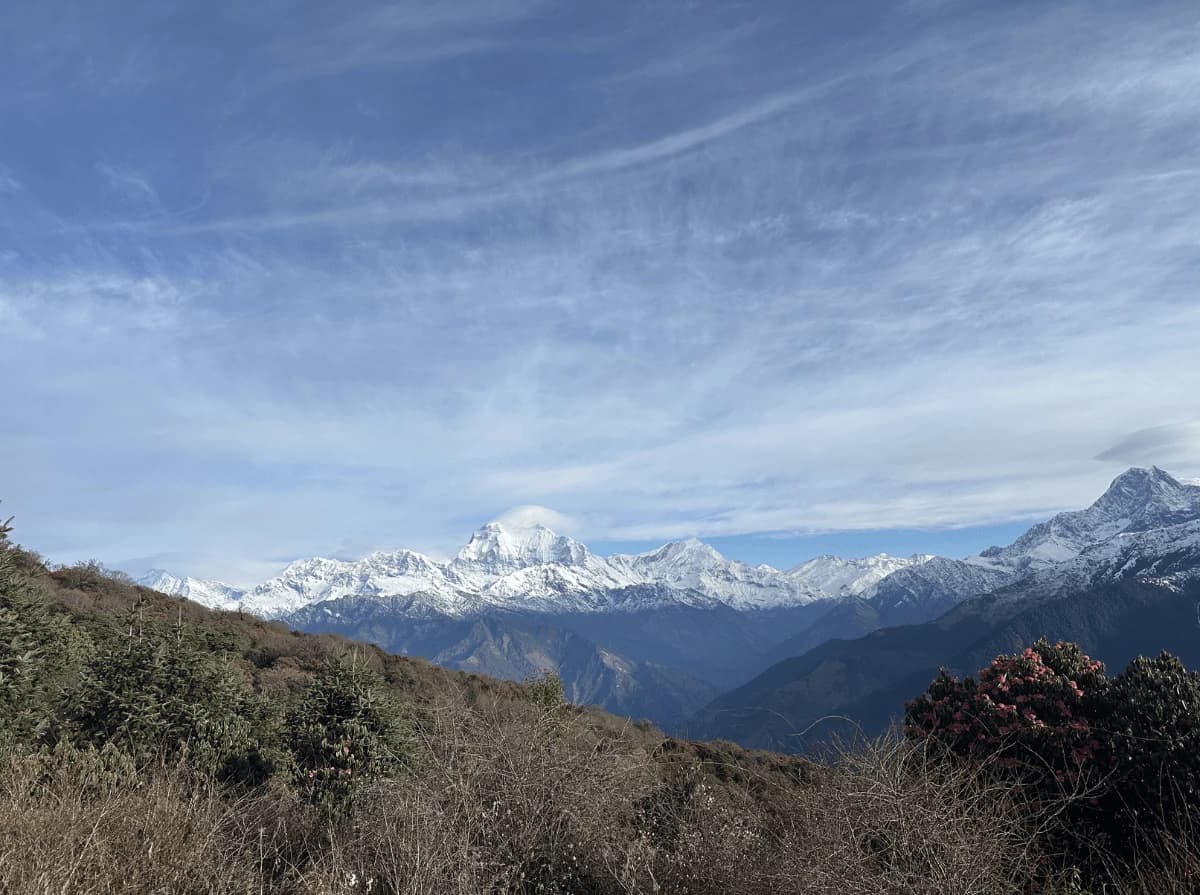 Mount Dhaulagiri view from poon Hill