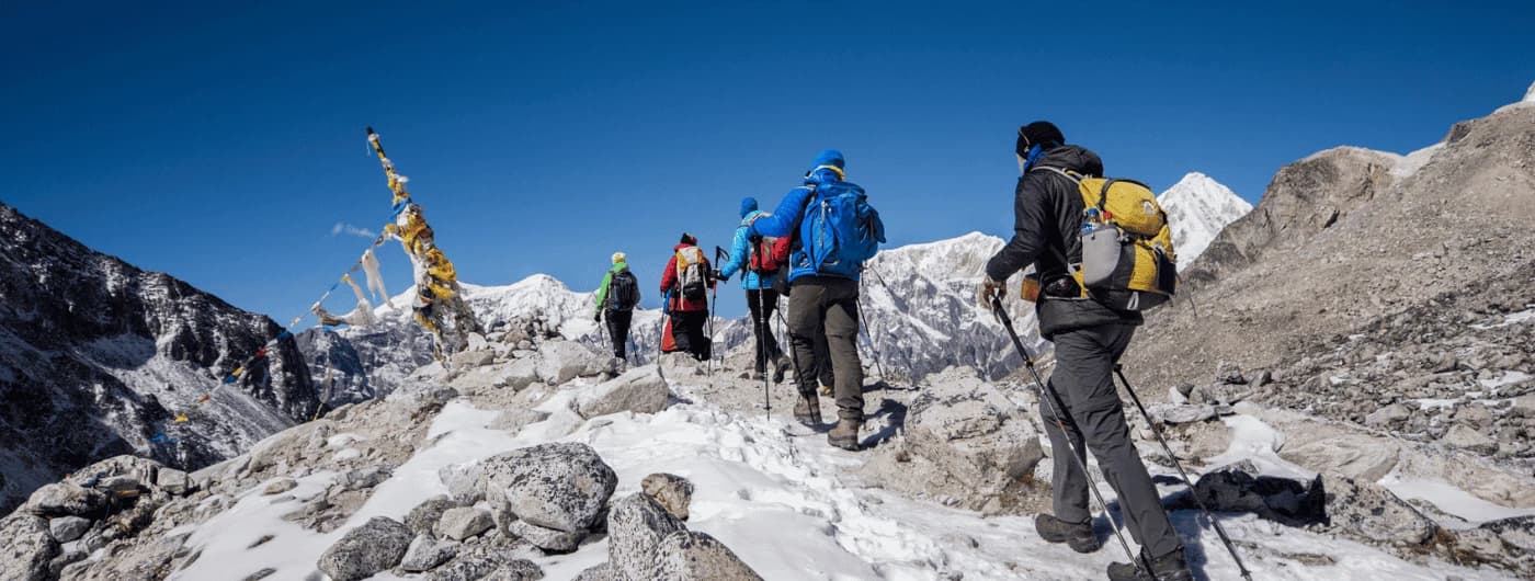 Hiring a guide from Lukla