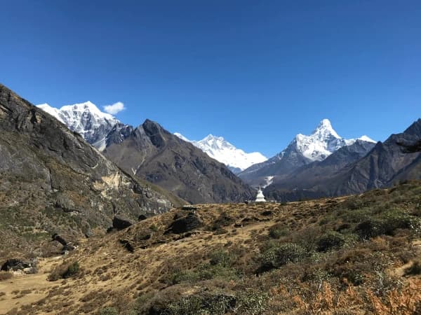 Aama dablam and everest view from khumjung