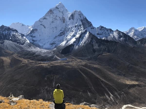 Aama dablam peak view from pangboche
