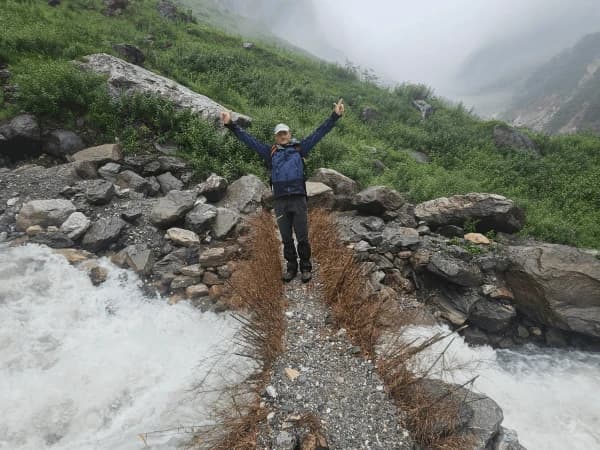 Abc trek in monsoon