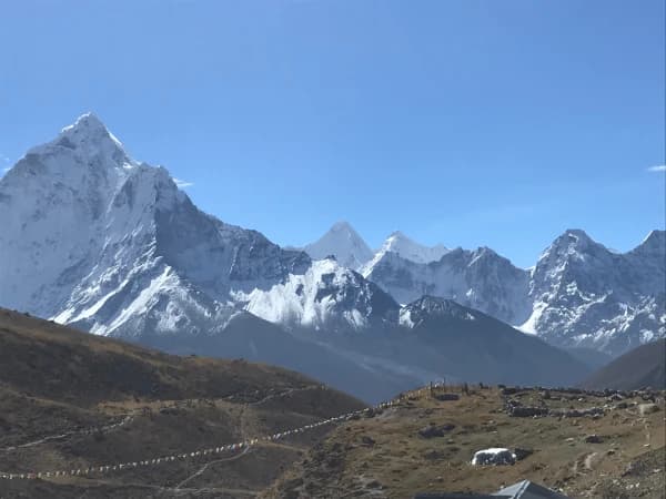 Amadablam view from thukla