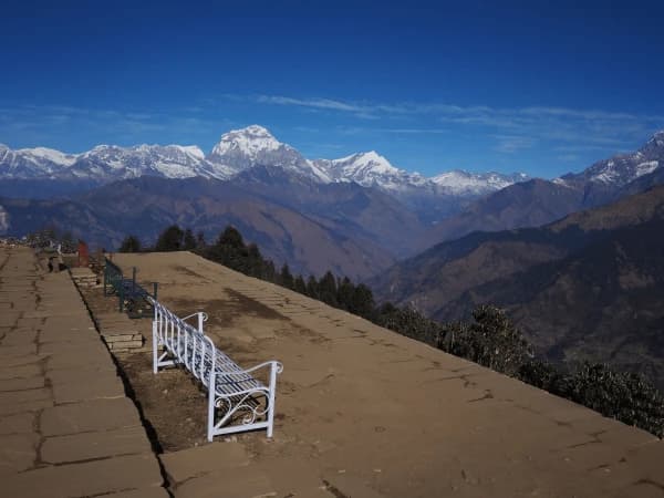 Beautiful dhaulagiri poonhill ghorepani