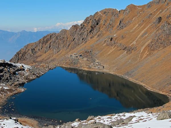 Beautiful gosaikunda lake