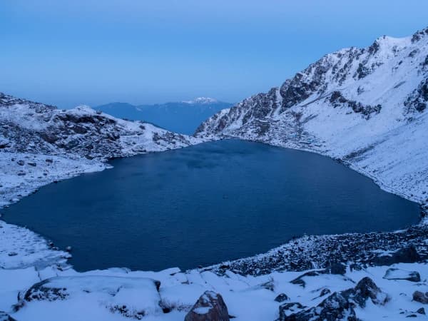 Beautiful gosainkunda lake