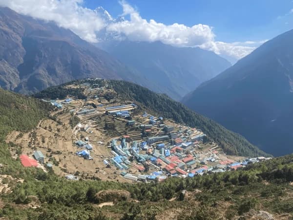 Beautiful namche view