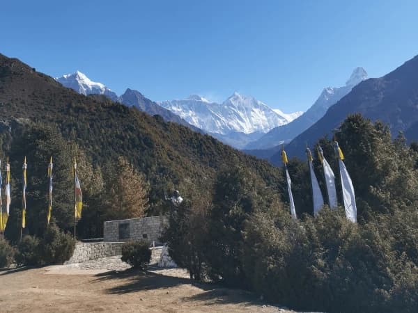 Everest view from syangboche