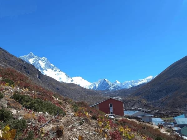Island peak view from dingboche