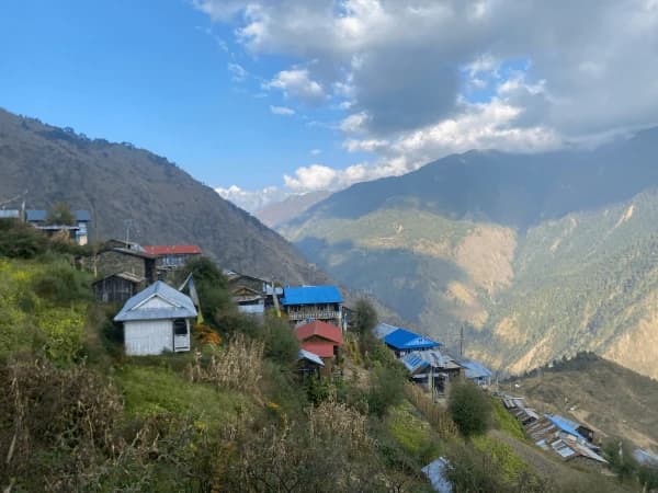Local house langtang
