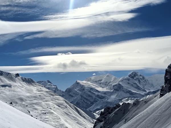 Mountain view from high camp