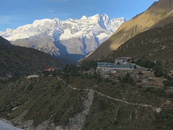 Pangboche view from amadablam bc