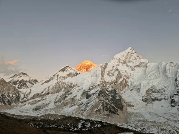 Sunrise over everest