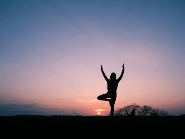 Youga while in poonhill