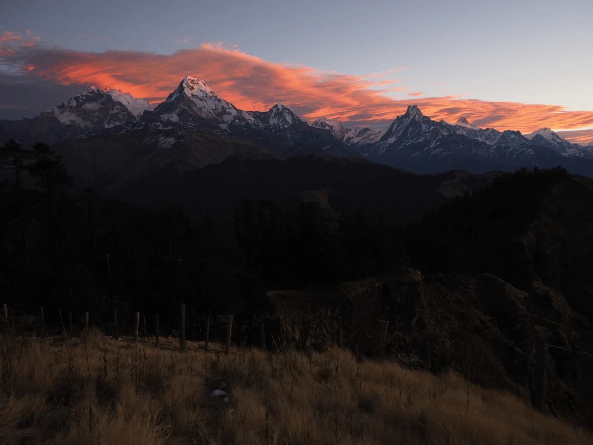 Early Morning View Of Mahare Danda