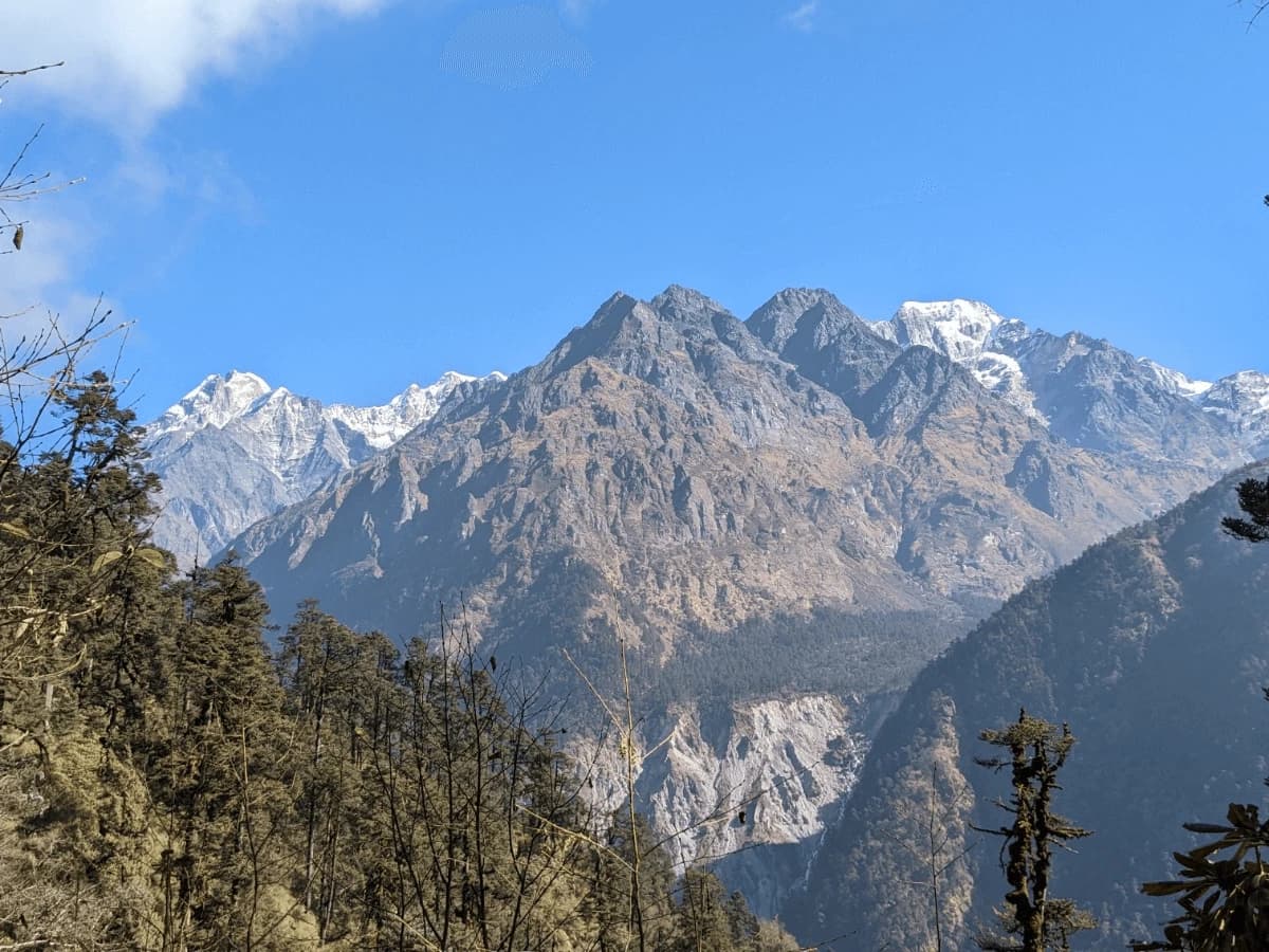 Green Hill View While Mera Peak Trek