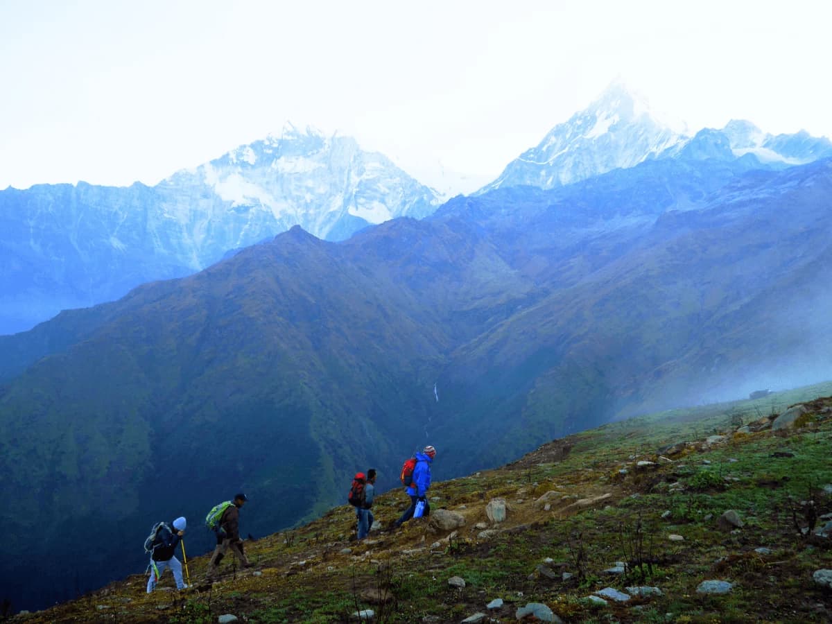 Khopra Lake Trek Via Jhinu Danda Hot Spring 8