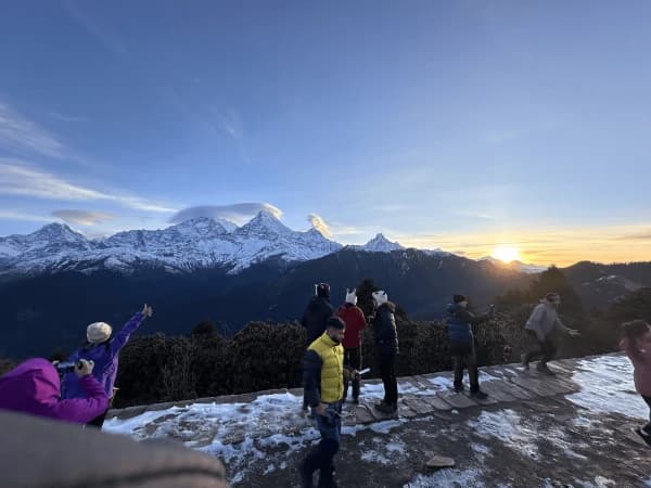Annapurna Range View From Poon Hill