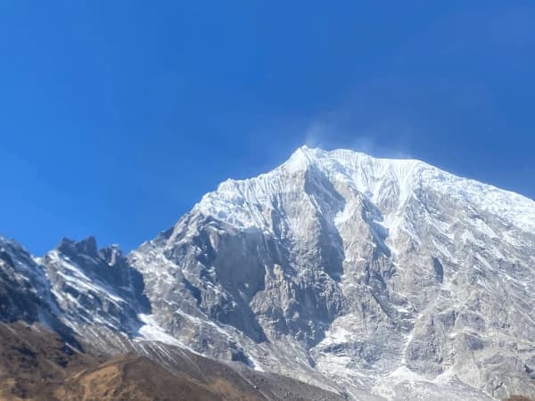 Beautiful Mountain Langtang Lirung