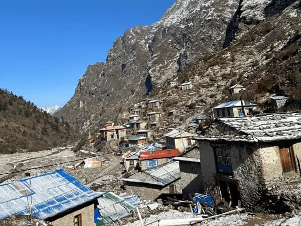 Beautiful Teahouses Of Tsho Rolpa Lake Trek