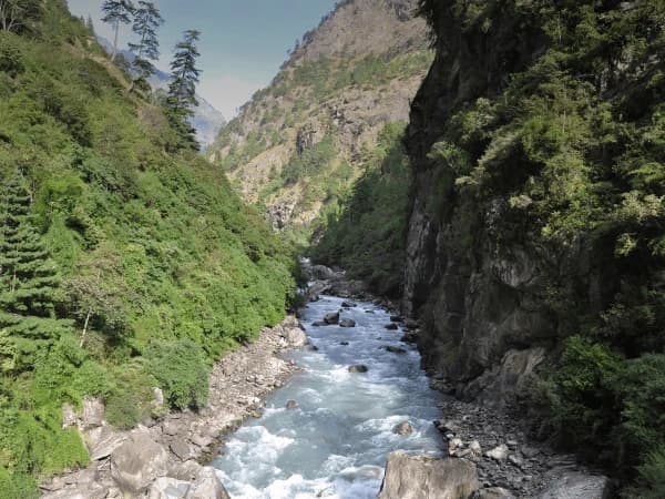 Budi Gandaki River Tsum Valley