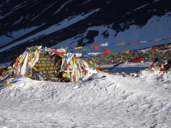 Early Morning View Of Throngla Top