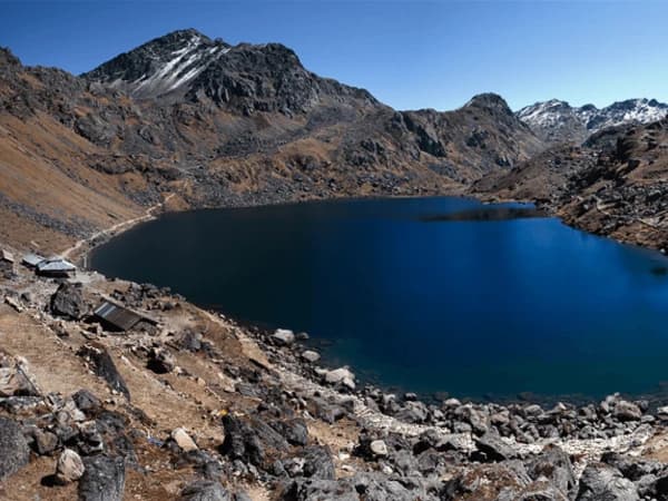 Gosaikunda Lake View In Summer