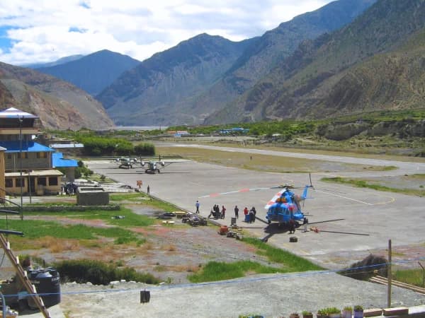 Heli In Jomsom