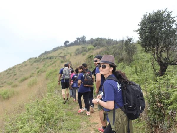Local Hikers Of Champadevi