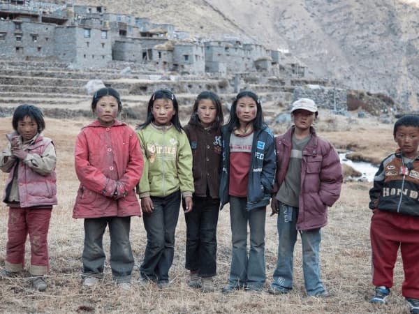 Local People Of Limi Valley Humla