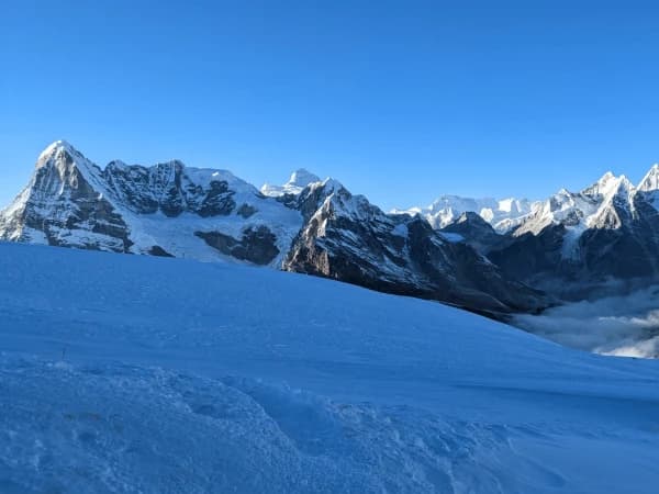 Mera Peak With Full Of Snow
