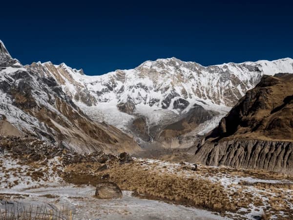 Mount Annapurna View From Base Camp