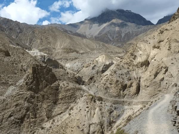 Mountain Road Nar Phu Annapurna