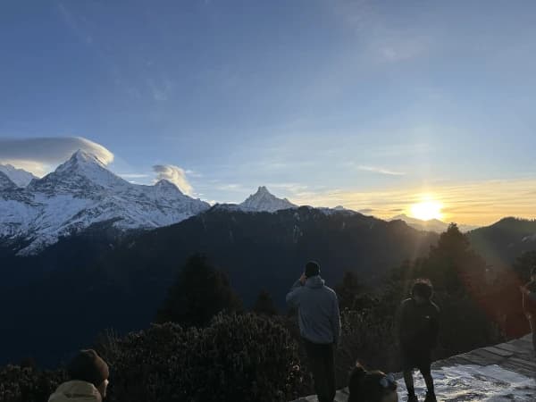 Sunrise View From Ghorepani Poon Hill