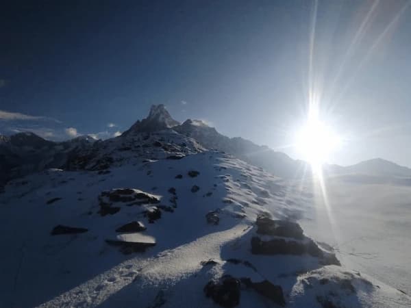 Sunrise View From Mardi Base Camp